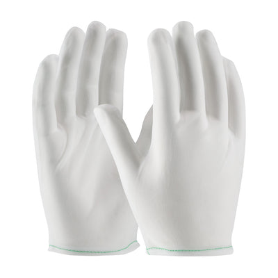 CleanTeam 98-740 40 Denier Tricot Inspection Glove with Rolled Hem Cuff - Men's (One Dozen)