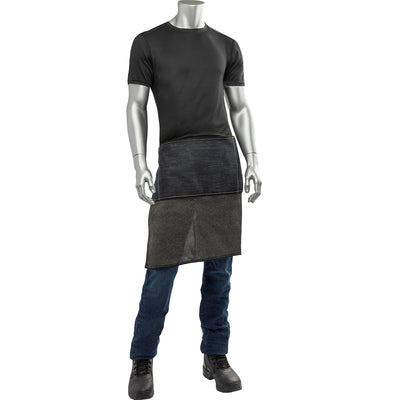 Kut Gard APRON-1-22 Blended Cut Resistant Half Apron with Adjustable Strap and Denim Pocket