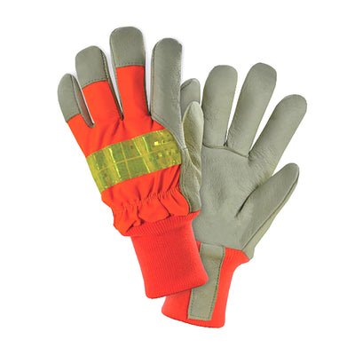 West Chester HVO1555 Hi-Vis Thinsulate Lined Leather Palms (one dozen)