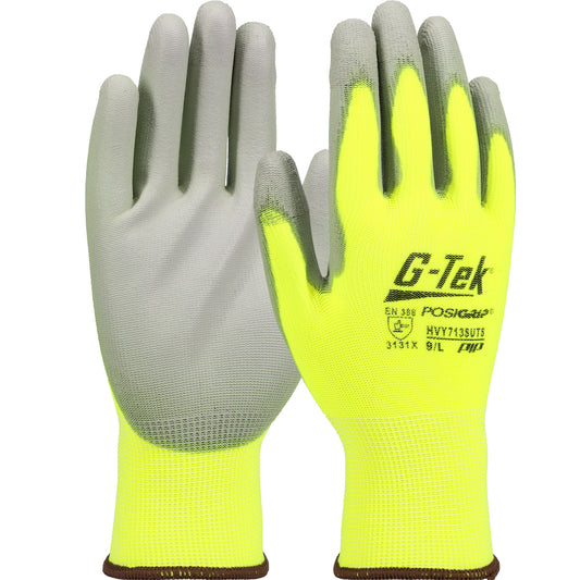 a pair of high visibility touch screen gloves from West Chester brand