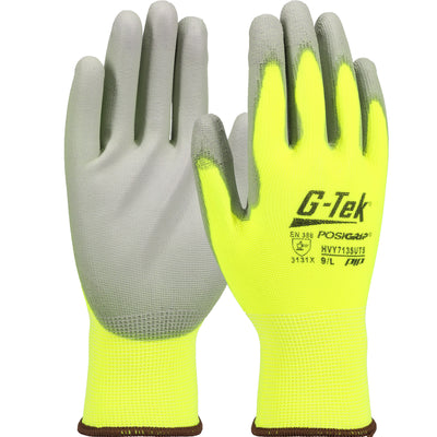 a pair of high visibility touch screen gloves from West Chester brand