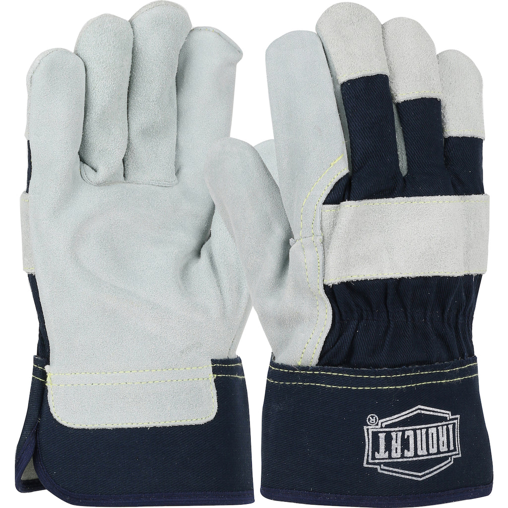 West Chester IC5 Iron Cat Splitcowhide Premium Leather with Knuckle Strap Gloves (One Dozen)