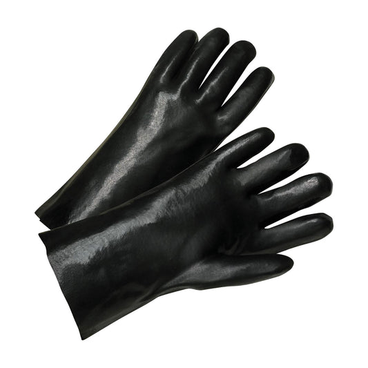 PIP J1027 12" Length PVC Dipped with Jersey Liner and Smooth Finish Safety Glove(One Dozen)