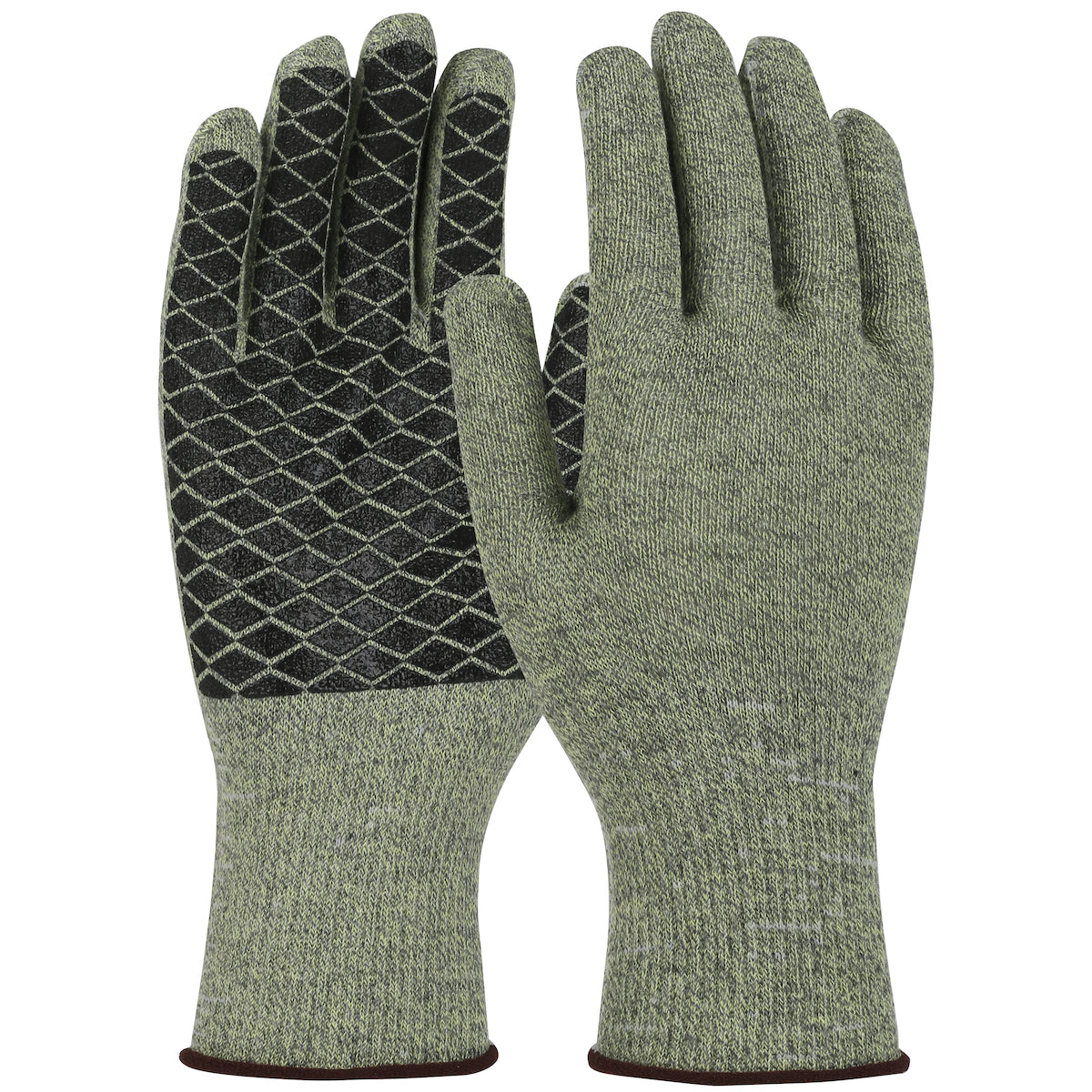 Kut Gard M530-PCX1 Seamless Knit ATA® / Elastane Blended Glove with PVC Patterned Grip on Palm (One 