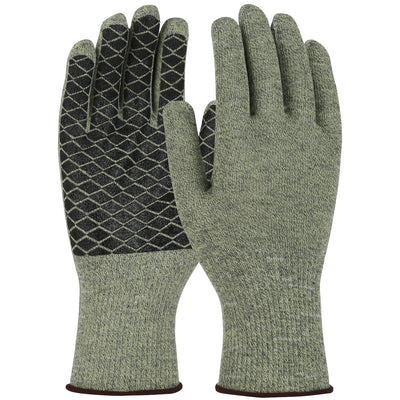 Kut Gard M530-PCX1 Seamless Knit ATA® / Elastane Blended Glove with PVC Patterned Grip on Palm (One 
