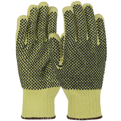 Kut Gard MATA25PL-PD2 Heavy Weight Seamless Knir ATA® / Cotton Blended Glove with PVC Dotted Grip - 