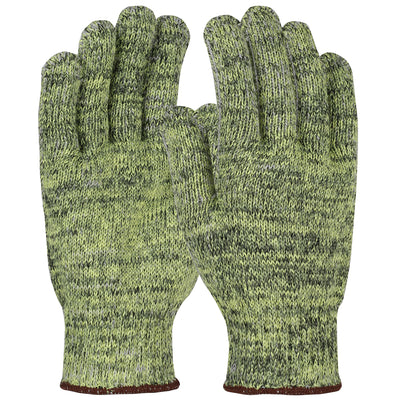 Kut Gard MATA500HA Seamless Knit ATA® Hide-Away™ / Aramid Blended Glove with Cotton/Polyester Platin