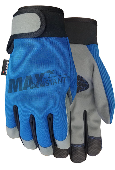 Midwest MX453BLTH Lined Max Resistant Water-Repellent Gloves (One Dozen)