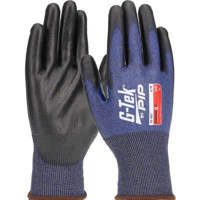 G-Tek 16-861 Seamless Knit PolyKor® Blended Glove with PosiGrip MAX™ Coating on Palm & Fingers - 21 