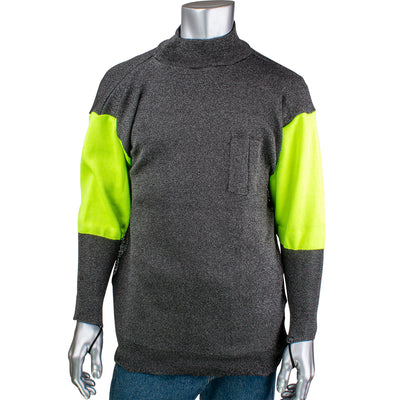 Kut Gard P190SP3CMHVBUV-PP1TL Blended Cut Resistant Pullover with Hi-Vis Sleeves