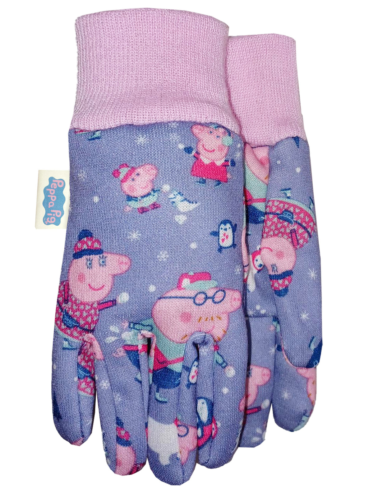 Midwest PP104TLJN3 Peppa Pig LINED Jersey Gloves (6 Pair)
