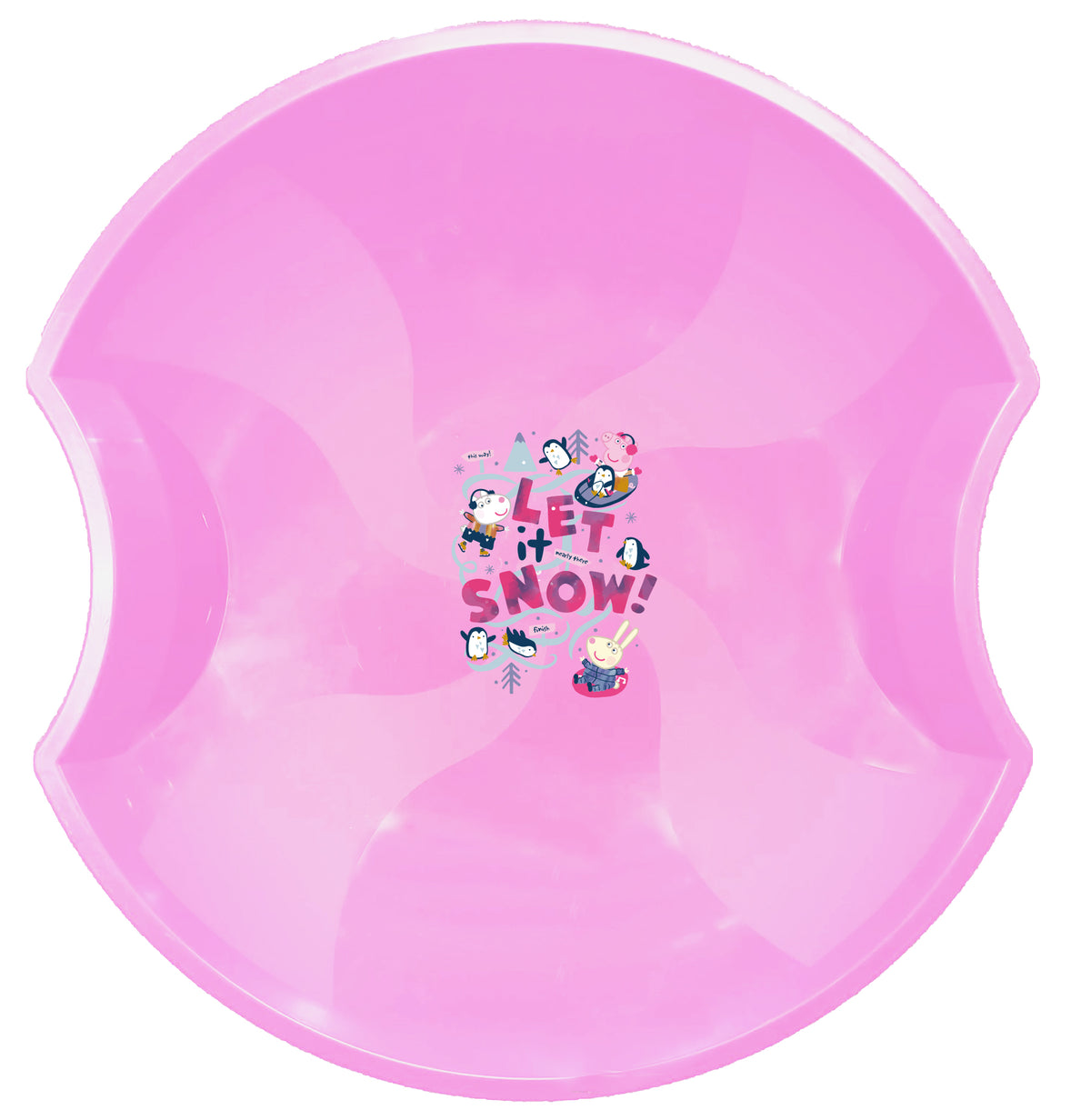 Midwest PP50KN3 Peppa Pig Snow Saucer (Pack of 6)