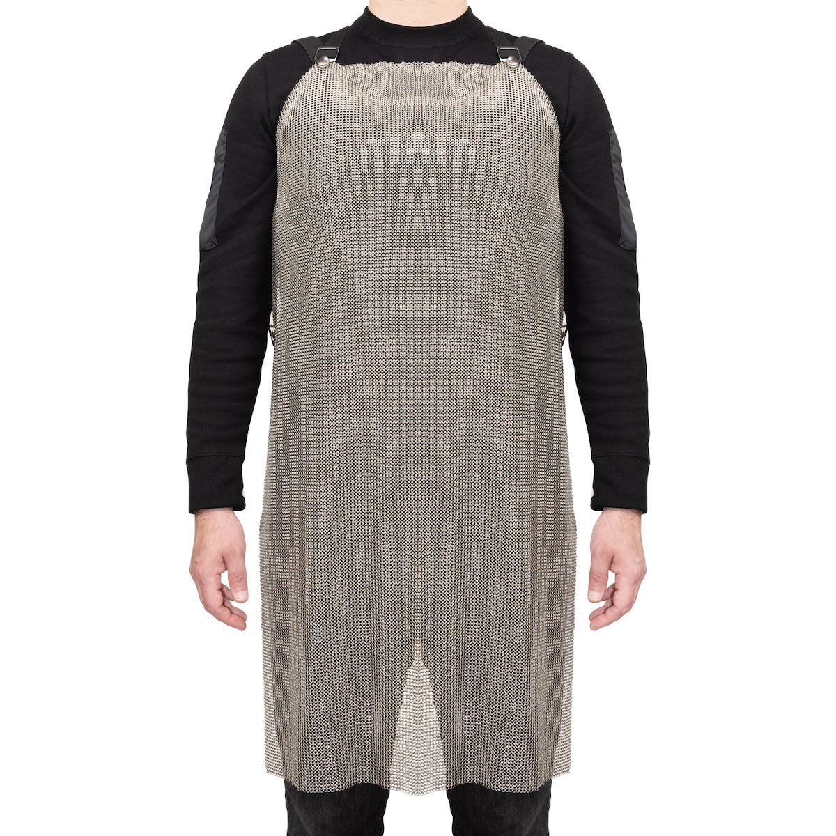 US Mesh USM-2107 Stainless Steel Mesh Apron with 3-Piece Elastic Strap