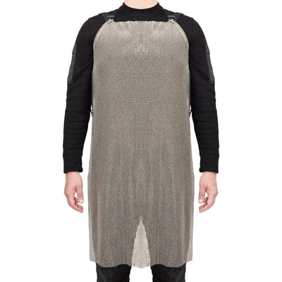 US Mesh USM-2107 Stainless Steel Mesh Apron with 3-Piece Elastic Strap