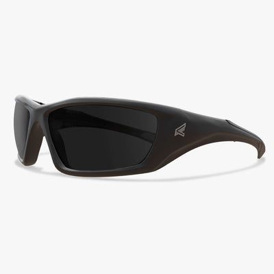 Edge Eyewear Robson XR416VS Black Frame, Smoke Vapor Shield Lens Safety Glasses