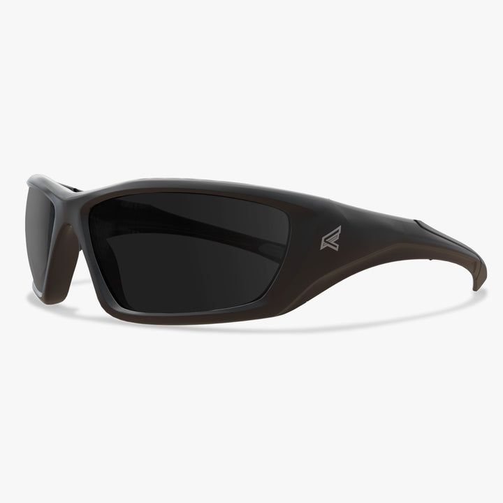 Edge Eyewear Robson XR416 Black Frame, Smoke Lens Safety Glasses