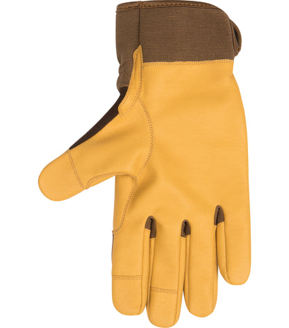 Kinco 2014 Kids' KincoPro™ Brown Synthetic Leather Palm (3 Pair) - alternate view 1