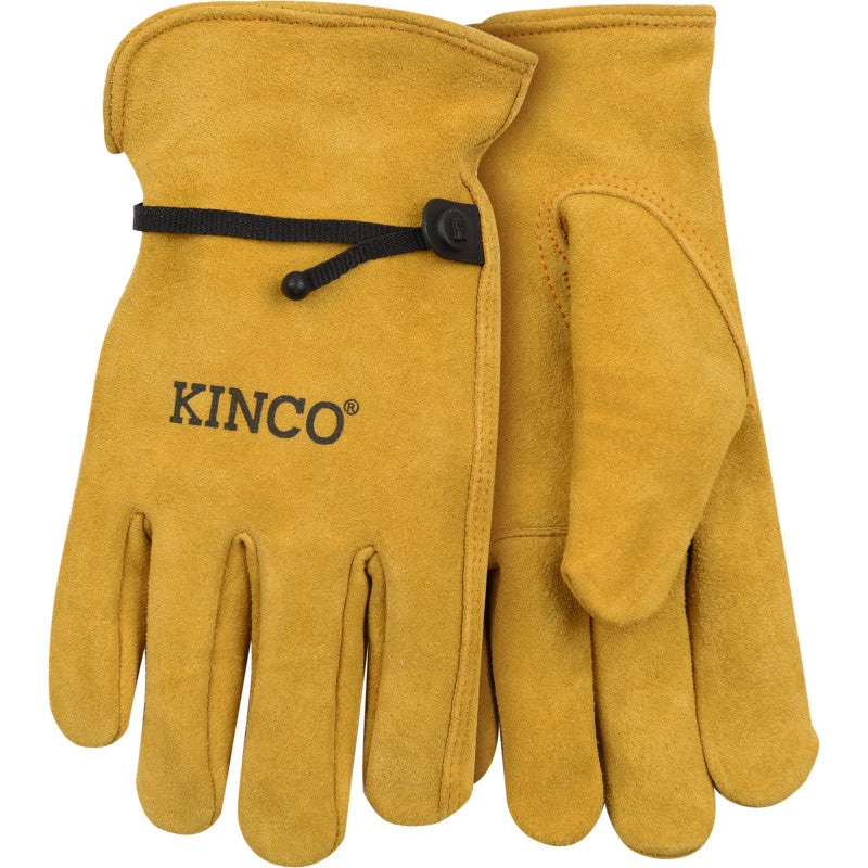 Kinco 50BT Suede Cowhide Driver with Pull-Strap