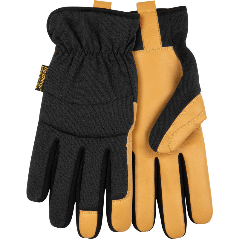 Kinco 2019HK KincoPro™ Lined Light-Duty Black Synthetic Leather Palm, X-Large*