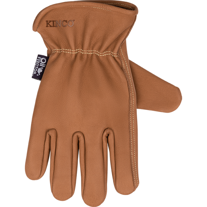 Kinco 6098 OilFlector Premium fortiHIDE Oil-Resistant Full Grain Cowhide, Easy-On Cuff Kevlar Heat-Resistant Thread, Keystone Thumb Glove (One Dozen) - image 3