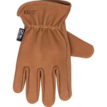 Kinco 6098 OilFlector Premium fortiHIDE Oil-Resistant Full Grain Cowhide, Easy-On Cuff Kevlar Heat-Resistant Thread, Keystone Thumb Glove (One Dozen) - image 3