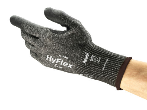 Ansell 11-738 Hyflex Cut and Abrasion Resistance Reinforced Thumb Glove (One Dozen)