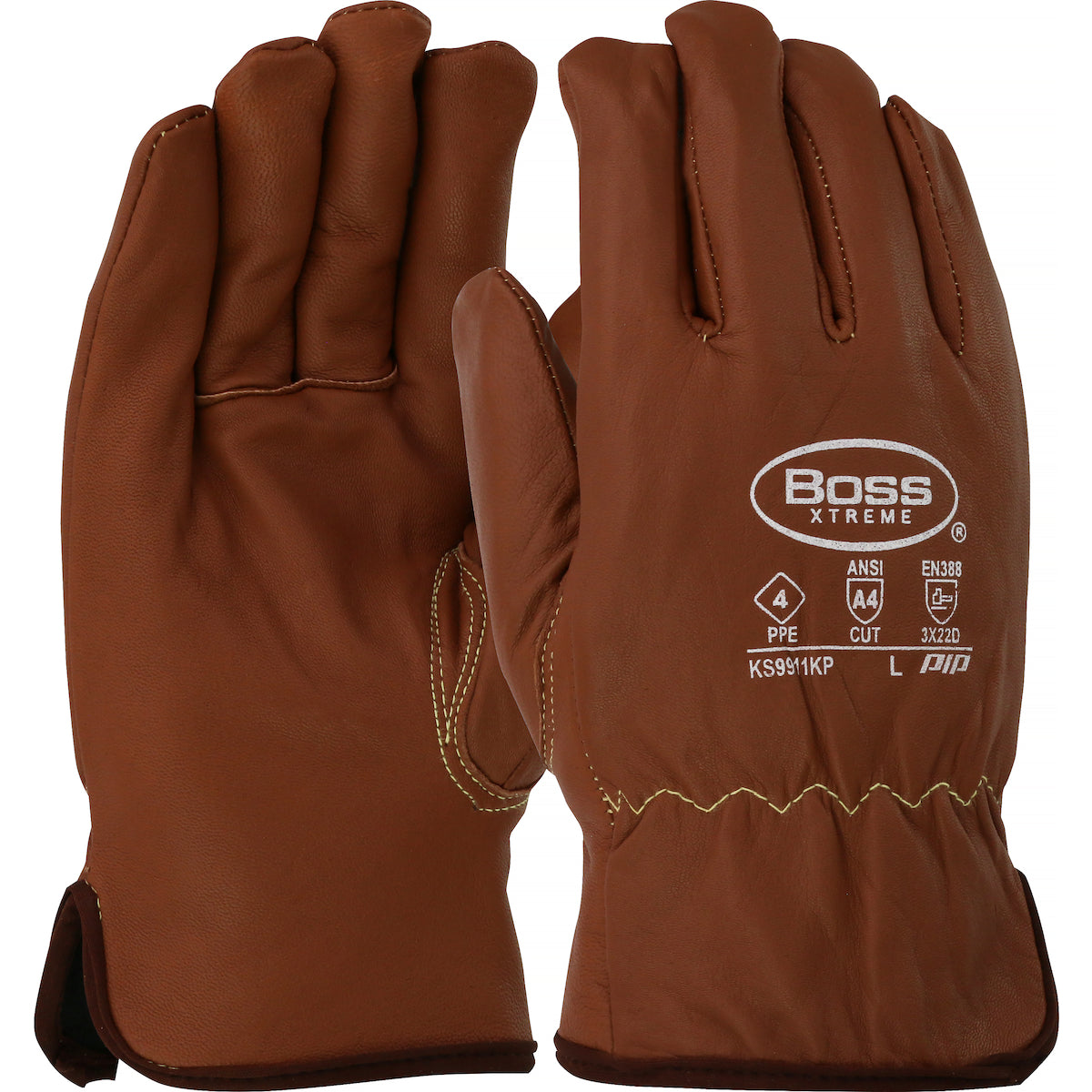 West Chester KS9911KP Oil Armor Finish Goat Driver w/ Cut and Winter Lining Gloves (One Pair)