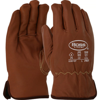 West Chester KS9911KP Oil Armor Finish Goat Driver w/ Cut and Winter Lining Gloves (One Pair)
