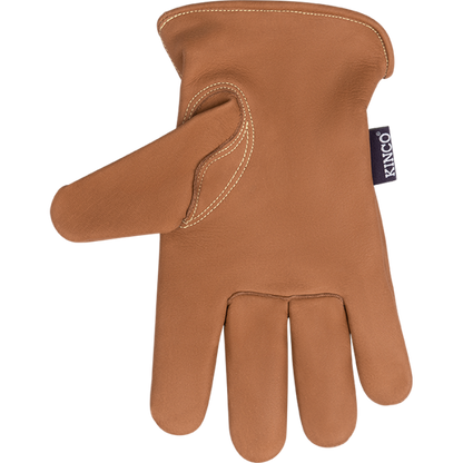 Kinco 6098 OilFlector Premium fortiHIDE Oil-Resistant Full Grain Cowhide, Easy-On Cuff Kevlar Heat-Resistant Thread, Keystone Thumb Glove (One Dozen) - image 4