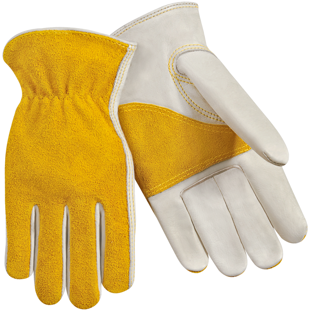 Steiner 0237 Premium Grain Cowhide Palm With Split Cowhide Back & Split Cowhide Reinforced Palm Drivers Gloves (Pair)