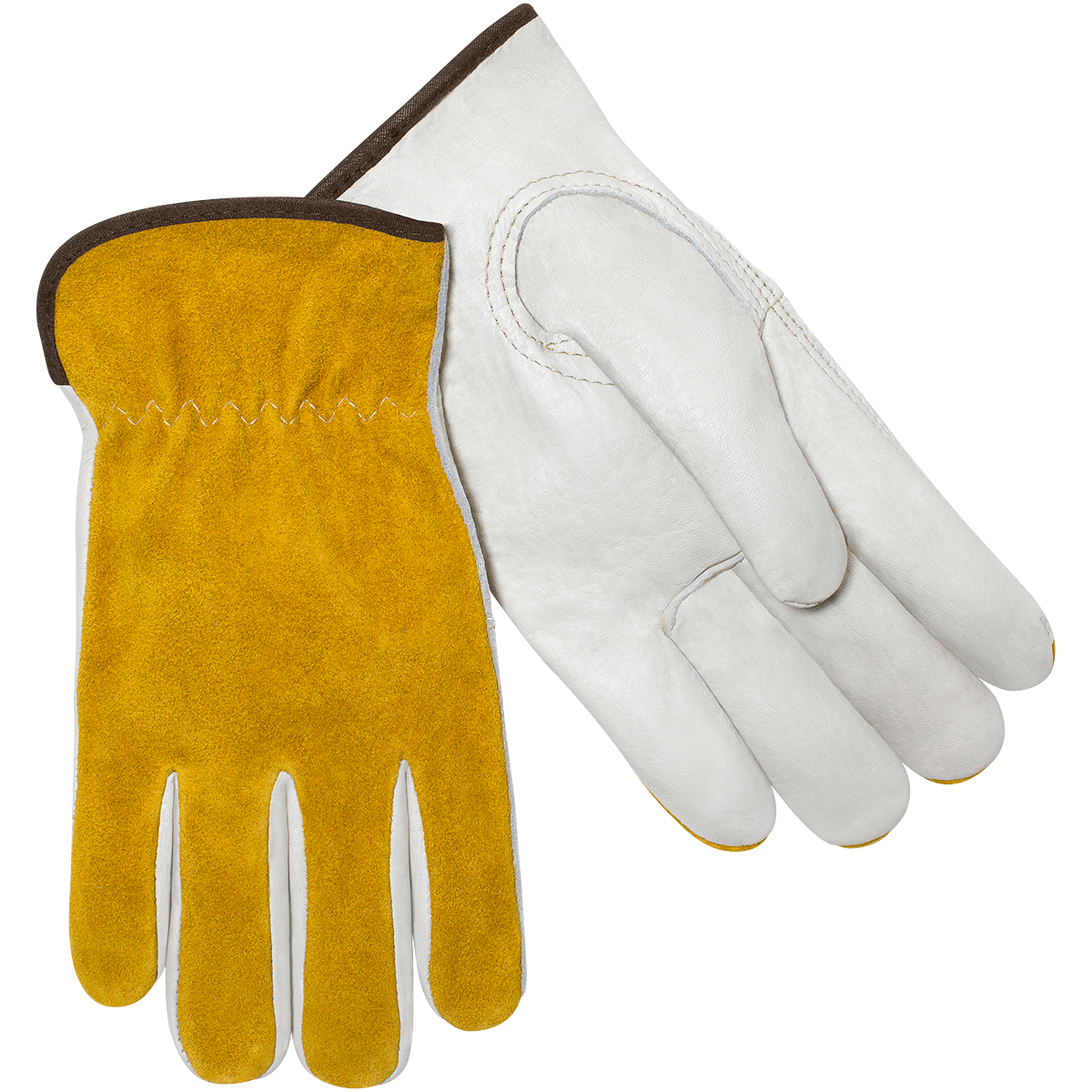 Steiner 0238 Economy Grain Cowhide Palm & Split Cowhide Back Drivers Gloves (1 Pair)