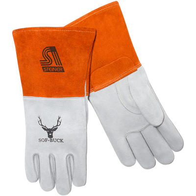 Steiner 02275 Sof-Buck™ Premium Heavyweight Split Deerskin MIG Welding Gloves (Pair)