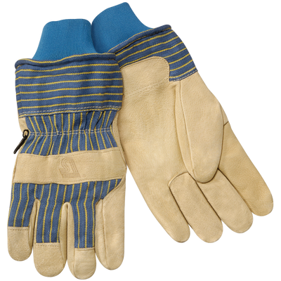 Steiner P2459 Heatloc™ Grain Pigskin Winter Gloves With Safety Cuff & Pull-Out Knit Wrist (Pair)