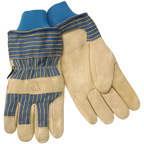 Steiner P2459 Heatloc™ Grain Pigskin Winter Gloves With Safety Cuff & Pull-Out Knit Wrist (Pair)