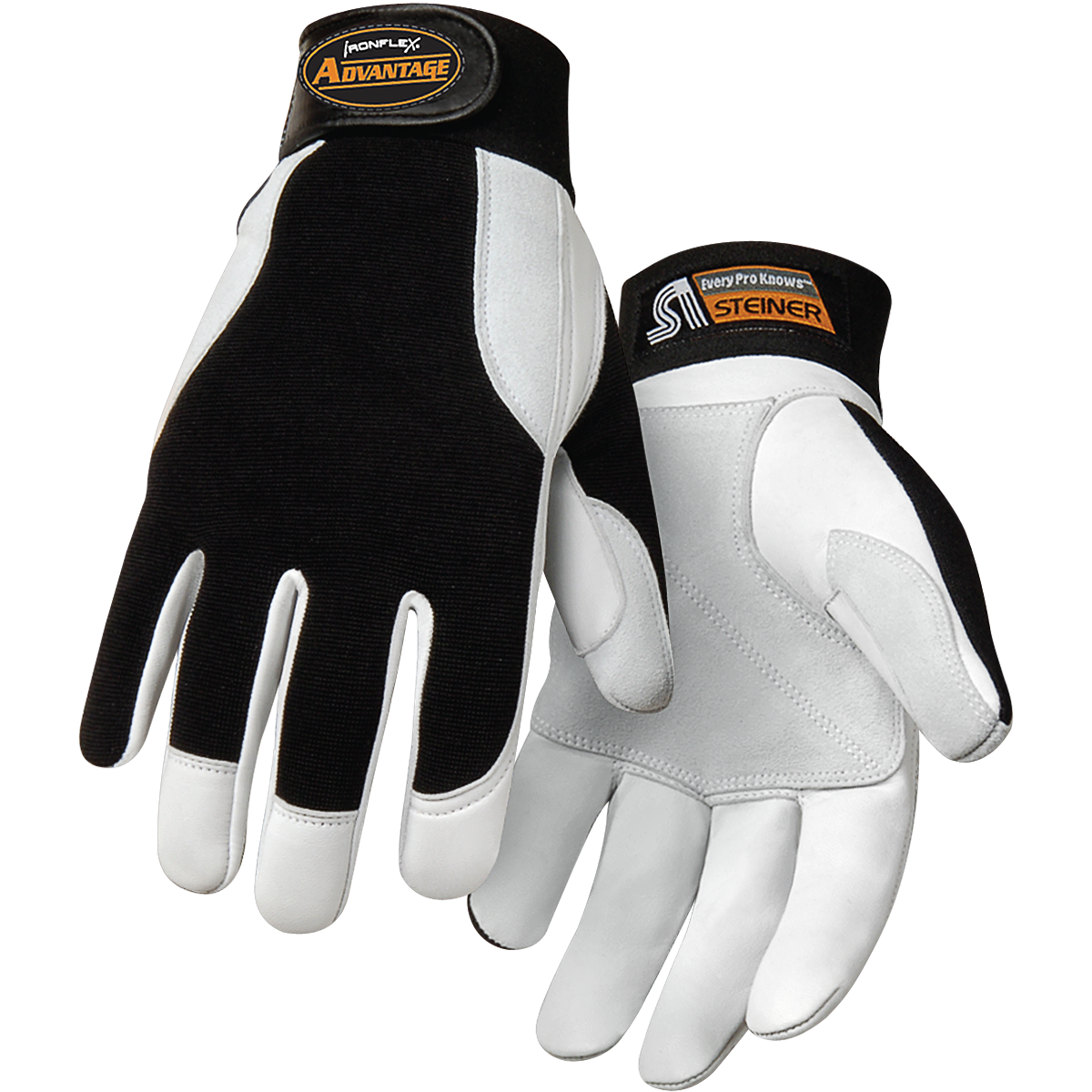 Steiner 0944 IronFlex® Advantage™ Grain Goatskin Leather Palm Gloves (1 Pair)