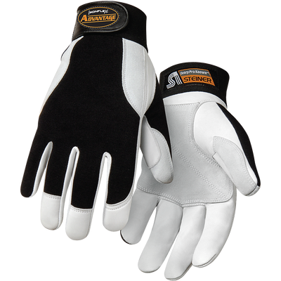 Steiner 0944 IronFlex® Advantage™ Grain Goatskin Leather Palm Gloves (Pair)