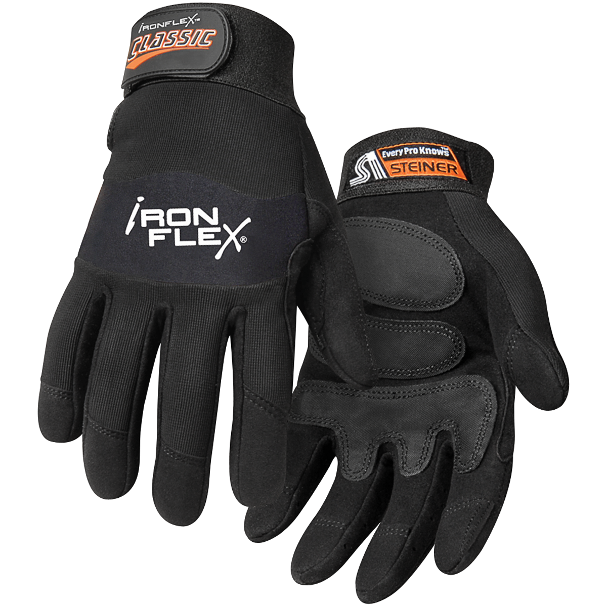Steiner 0961 IronFlex® Classic™ Synthetic Leather Palm Gloves (1 Pair)