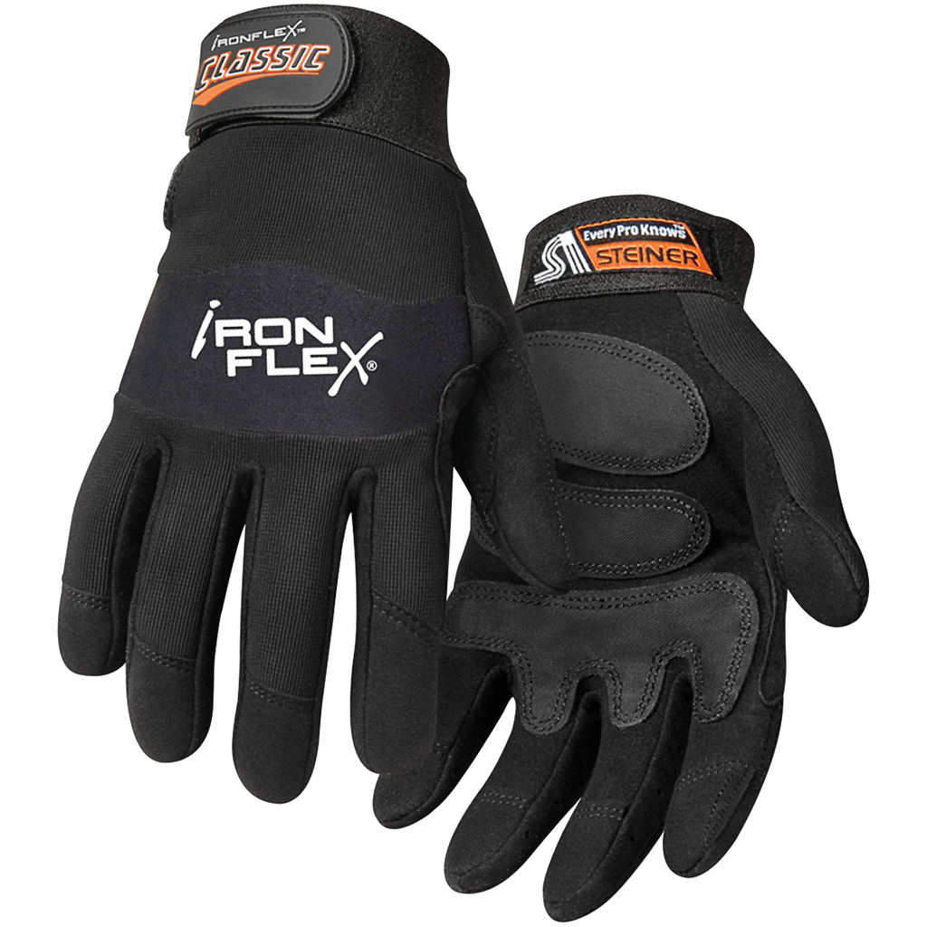 Steiner 0961 IronFlex® Classic™ Synthetic Leather Palm Gloves (Pair)