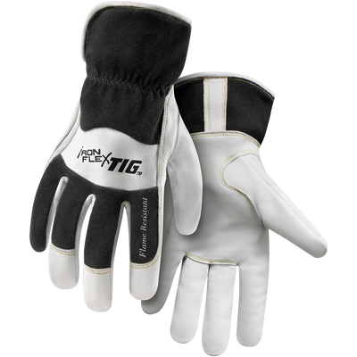 Steiner 0261 IronFlex® TIG Premium Kidskin With Flame Retardant Cotton Back TIG Welding Gloves (Pair