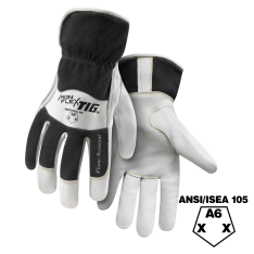 0261CR IronFlex™ TIG Premium Kidskin With Flame Retardant Cotton Back TIG Welding Gloves - Meets ANS