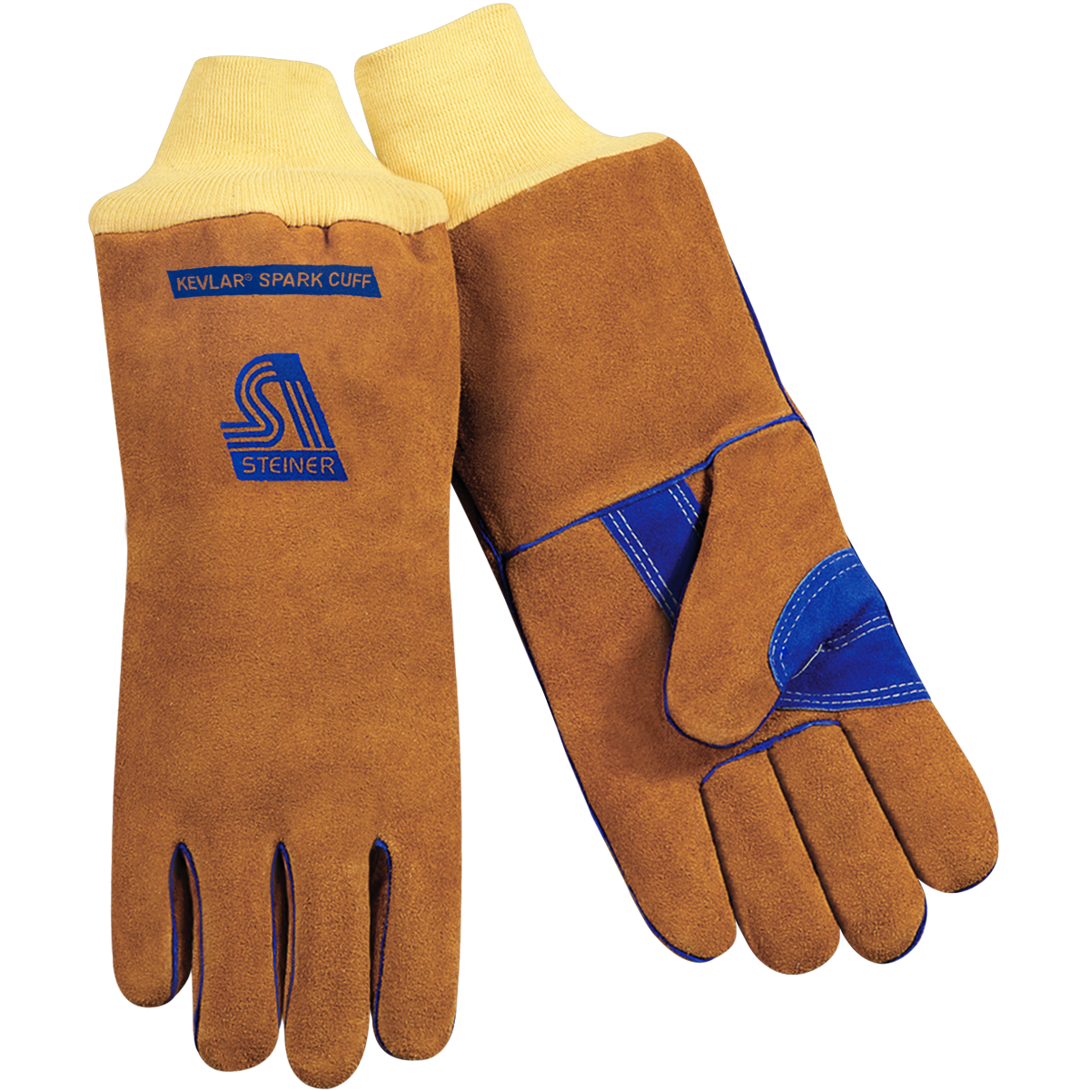 Steiner 2119B Premium Side Split Cowhide Stick Welding Gloves - ThermoCore™ Foam Lined (Pair)