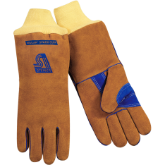 2119B Premium Side Split Cowhide Stick Welding Gloves - ThermoCore™ Foam Lined (Pair)