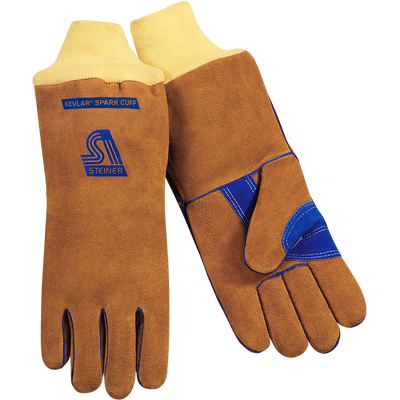 Steiner 2119B Premium Side Split Cowhide Stick Welding Gloves - ThermoCore™ Foam Lined (Pair)
