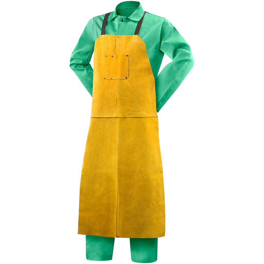 Steiner 82166 Quality Side Split Cowhide Bib Apron - 48"
