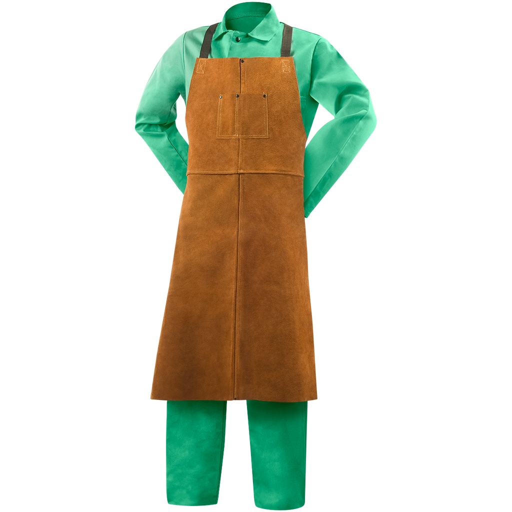 Steiner 92166 Premium Side Split Cowhide Bib Apron - 42"