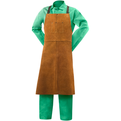 Steiner 92166 Premium Side Split Cowhide Bib Apron - 42