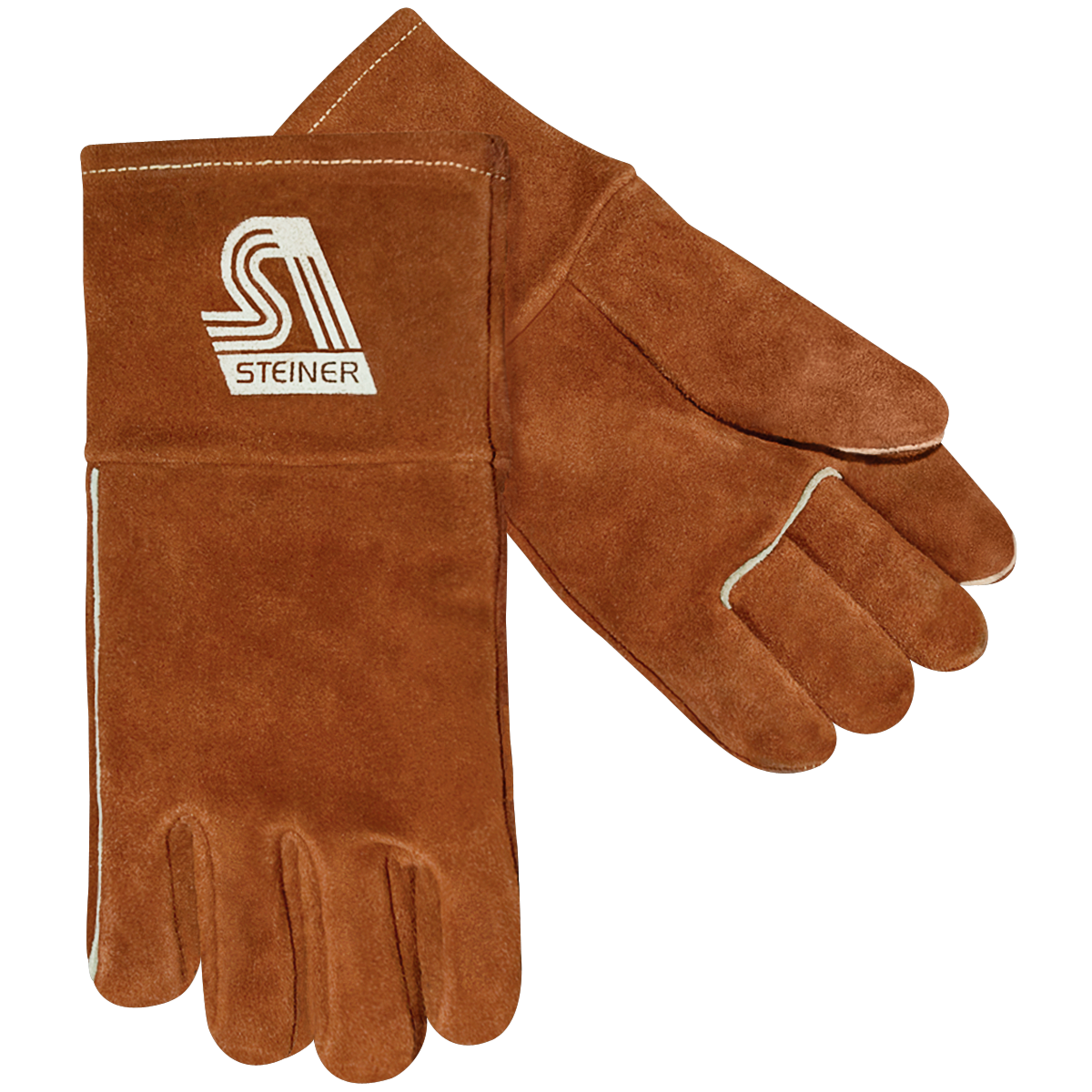 Steiner 0403W Side Split Cowhide Thermal Protection Gloves, Wool Insulated Lining, 14" Length (1 Pair)