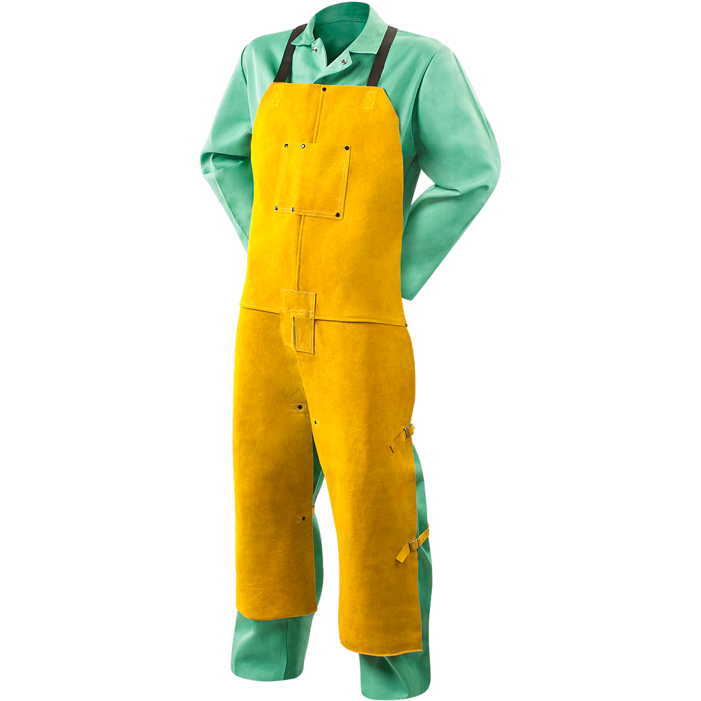 Steiner 82172 Quality Side Split Cowhide Welding Split Leg Bib Apron - 48"
