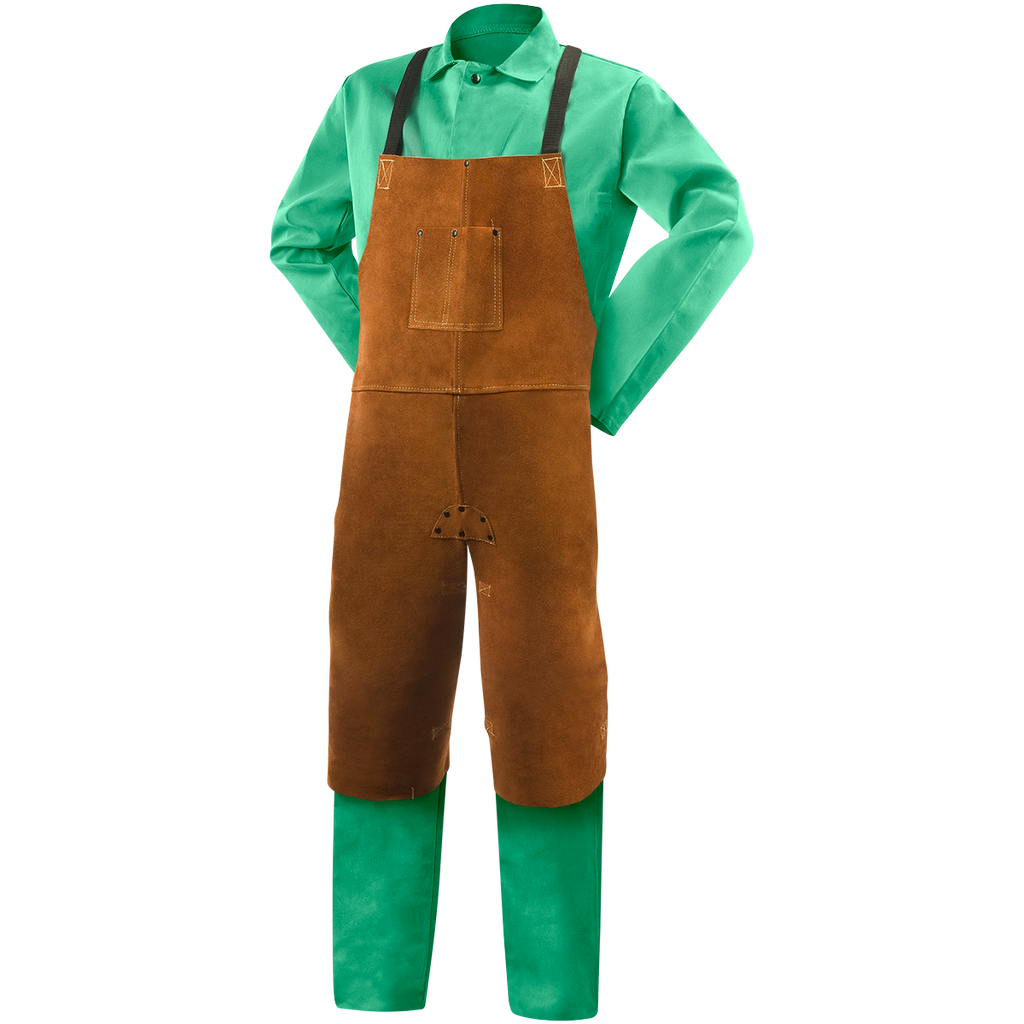 Steiner 92170 Premium Side Split Cowhide Welding Split Leg Bib Apron - 36"