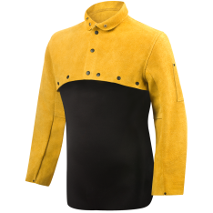8210 Quality Side Split Cowhide Welding Cape Sleeves (Without Bib)